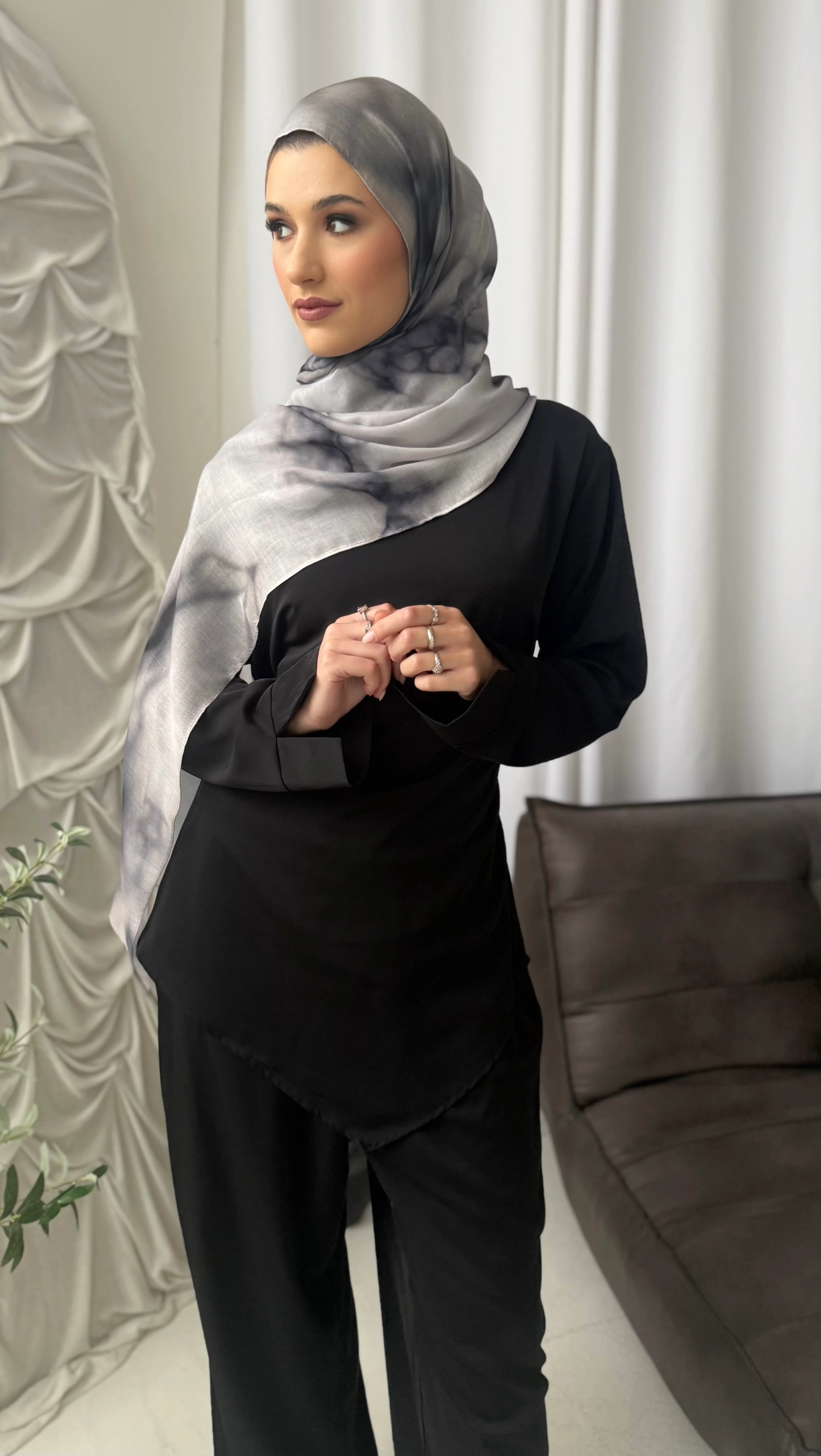 Nidha Co-ord Set - Black - Image 3